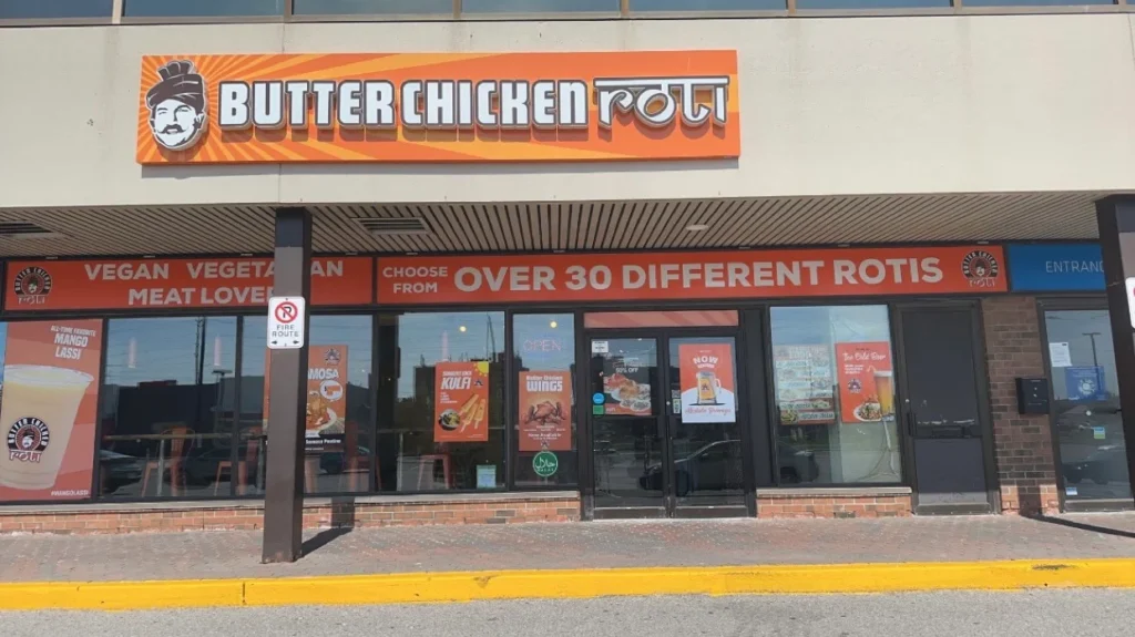 Butter Chicken Roti - Whitby