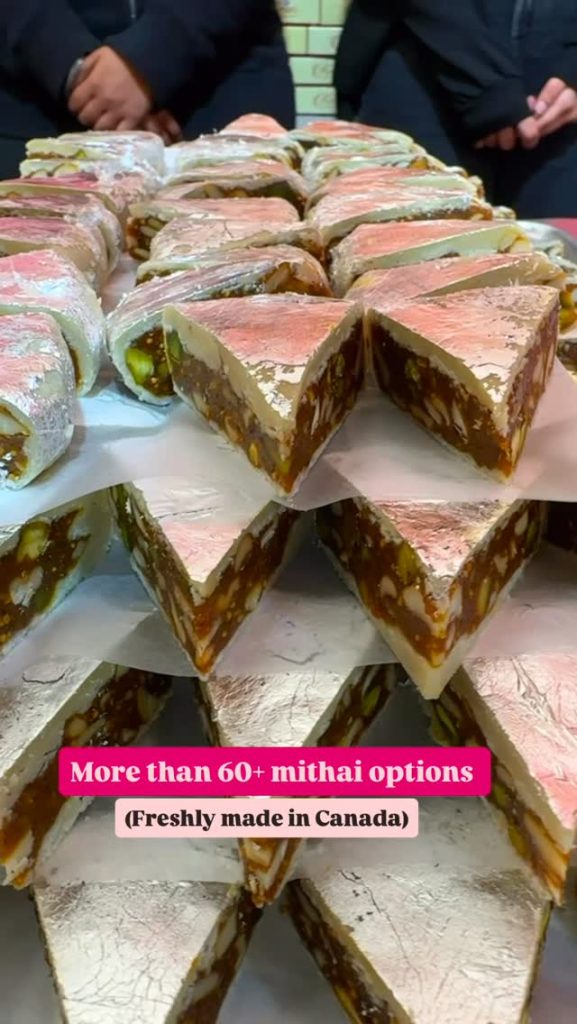 Barfi at Kesar Sweets Diwali Mithai Mela, Brampton