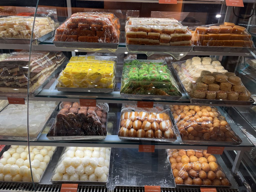 Mithai at Rajdhani Sweets, Burlington