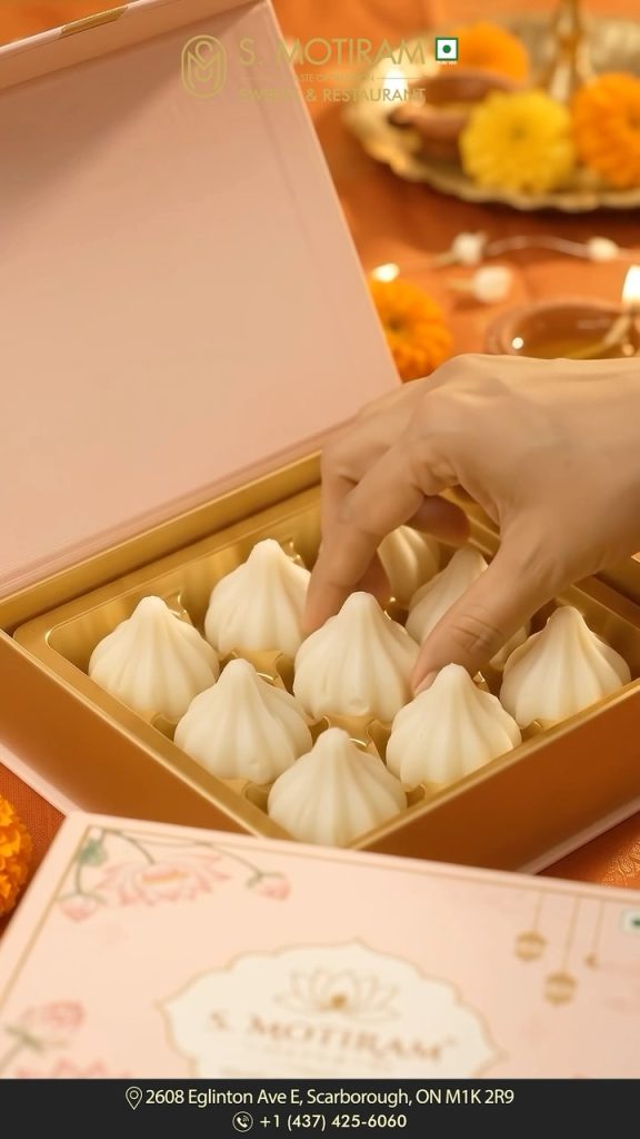 S. Motiram Sweets mithai gift box, Scarborough